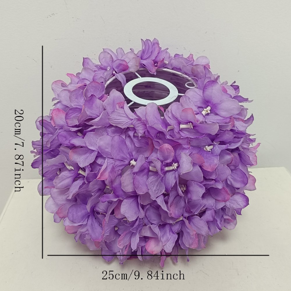 Warm and romantic spherical flower‑shaped lamp shade, aesthetic lamp shade for wedding and bedroom decoration, suitable for decorating venues of various styles